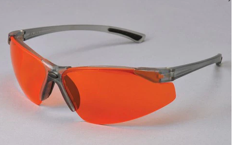[3712] Palmero Safety Glasses, Grey Frame/Bonding UV Protective Lens, Universal Size