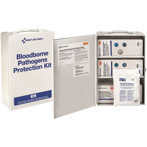 [700] First Aid Only Metal BBP Spill Clean Up Cabinet