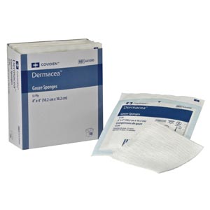 [441211] Cardinal Health Gauze Sponge, 2" x 2", 8-Ply, Sterile 2s, 50 pch/bx, 30 bx/cs