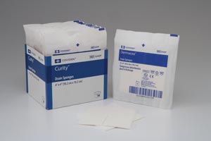 [6242P] Cardinal Health Drain Sponge, 4" x 4", Sterile 2s, 6-Ply, 50/tray, 12 tray/cs