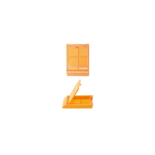 [M407-7] Simport Scientific Micromesh™ Cassette for Manual Feed Printer, Biopsy, Peach