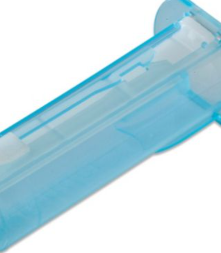 [8881225115] Cardinal Health Safety Needle Holder, 1½", Slide Lock, Purple, 20/bg, 25 bg/cs