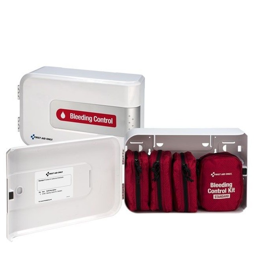 [91161] First Aid Only Texas Mandate Bleeding Control Cabinet