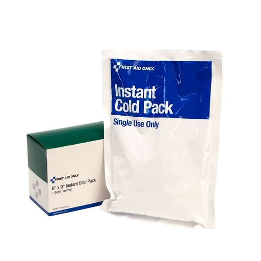 [M564-E] First Aid Only 6 inch x 9 inch Large Instant Cold Pack, White
