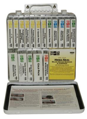 [5301] First Aid Only 24 Unit Weatherproof First Aid Kit with Steel Case