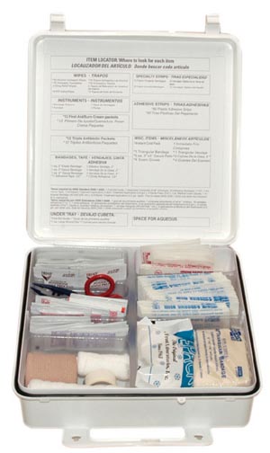 [6088] First Aid Only/Acme United Corporation OSHA First Aid Kit, 50 Person, Plastic Case