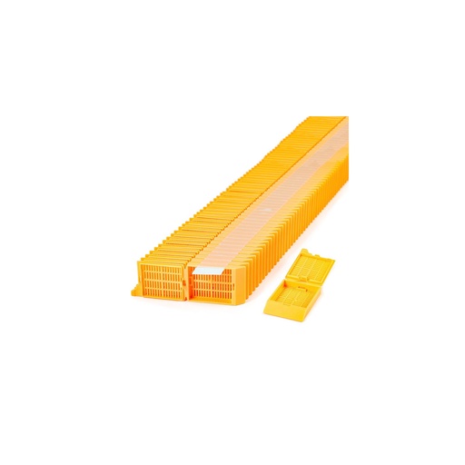 [M505-7T] Simport Scientific Unisette™ Tissue Cassette, 35° Angle Stack, Acetal, Peach, Bulk