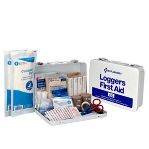 [5216] First Aid Only/Acme United Corporation Loggers First Aid Kit, 25 Person, Metal Case