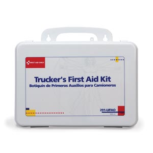 [291-U/FAO] First Aid Only/Acme United Corporation Truckers First Aid Kit, 16 Unit, Plastic Case