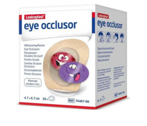 [7646700] BSN Medical/Jobst Leukoplast Eye Occlusor, Junior, 4.7cm x 6.7cm, 12 bx/cs