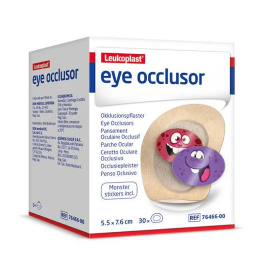 [7646600] BSN Medical/Jobst Leukoplast Eye Occlusor, Regular, 5.5cm x 7.6cm, 12 bx/cs