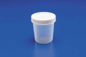[17400] Cardinal Health Specimen Container, 4½ oz, Graduated, Wide Mouth, Non-Sterile, No Caps