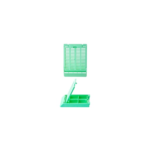 [M511-4] Simport Scientific Slimsette™ Tissue Cassette, 4-Compartment, 45° Angle, Acetal, Green