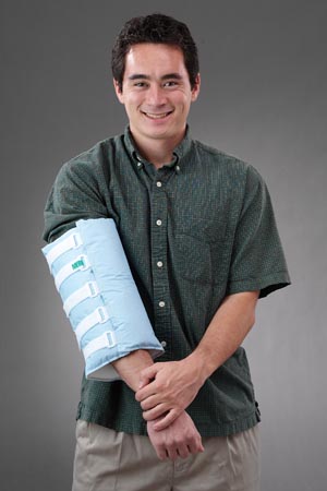 [8168XS] TIDI Products, LLC Soft Arm Splint, Pediatric, Large, 10"L x 12"W, 3"-12" Circumference