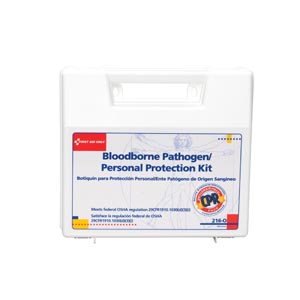 [216-O] First Aid Only/Acme United Corporation BBP Spill Clean Up Kit w/ CPR Pack, Plastic Case