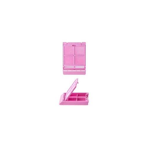 [M508-10] Simport Scientific Micromesh™ Biopsy Cassette, 4-Compartments, 45° Angle, Acetal, Lilac