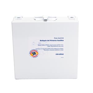 [225-AN] First Aid Only/Acme United Corporation 50 Person First Aid Kit, Plastic Case w/ Dividers