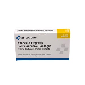 [1-014-001] First Aid Only/Acme United Corporation Assorted Fabric Bandages (4 Knuckle, 5 Fingertip)