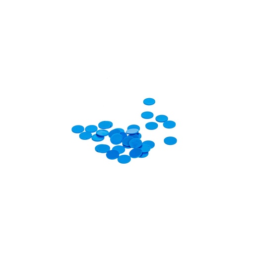 [M957B] Simport Scientific Color Coding Capinserts™, 5.3 mm, Polypropylene, Blue, 100/pk, 5 pk/cs