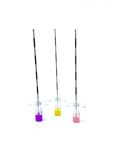 [581] Busse Hospital Disposables, Inc. EpiGlide® Tuohy Needle, 18G x 3.5", Pink, 25/pk, 4 pk/cs