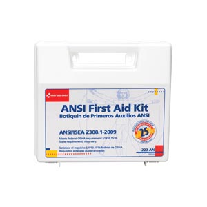 [223-AN] First Aid Only/Acme United Corporation 25 Person, 110 Piece Bulk Kit, Plastic Case, 1 ea.