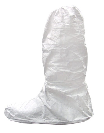 [35-60420XL] Aspen Surgical Shoecover, Clean Room, Tyvek, Polyethylene Sole, White, XL , Bulk, 50 Pairs