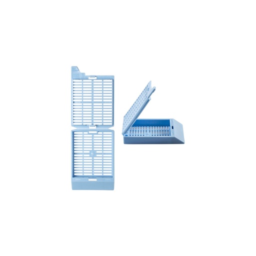 [M405-6] Simport Scientific Unisette™ II Cassette for Manual Feed Printer with Covers, Tissue, Blue