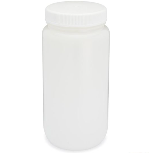 [7012000] Globe Scientific, Inc. Diamond RealSeal Bottle, Wide Mouth Round, HDPE w/PP Closure, 2L