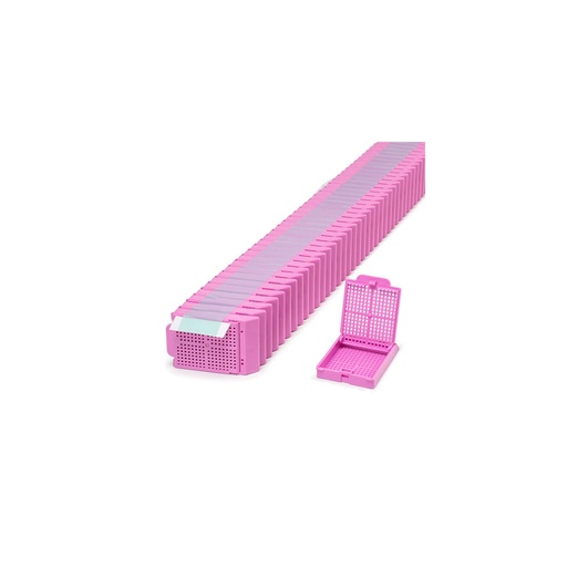 [M493-10T] Simport Scientific Histosette® II Cassettes in Quickload™ Stack (Taped), Biopsy, Lilac
