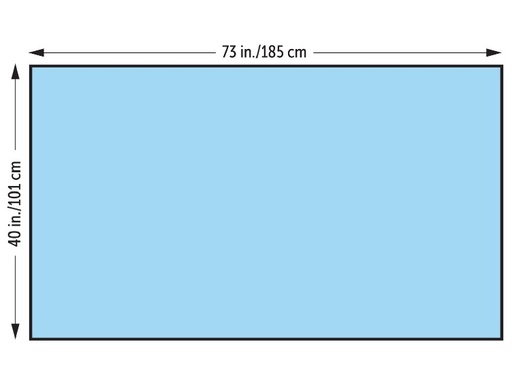 [47619] Halyard Health, Drape Sheet, Medium, 40x73"