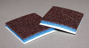 [300-2SS] Cardinal Health Cautery Cleaner pad, 1 7/8 x 1 7/8, Foam Backed, X-Ray Detectable