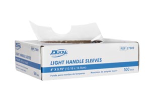 [27609] Dukal Corporation Light Handle Sleeves, T-Style, 4" x 5-3/4", 36 bx/cs (24 cs/plt)