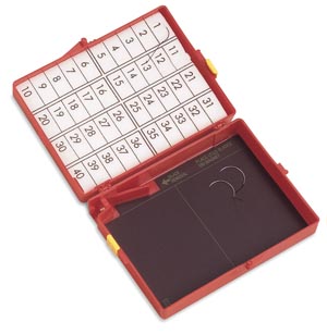 [31142402] Cardinal Health Needle Counter 1842, Foam Block, 40/70 Count/ Capacity, Adhesive, 8/bx