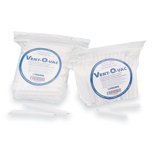 [078110] Young™ Vent-O-Vac™, Disposable, High Volume Evacuator, Regular, 5", Long