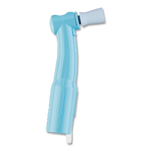 [153712] Young™ Contra, Disposable, Prophy Angle, W/ Firm, Light Blue, Latex Free, Turbo Plus Cup