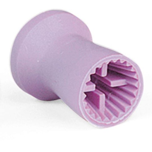 [051801] Young™ Webbed, Snap-On, Latex Free, Soft, Purple, Prophy Cups, 144/cs