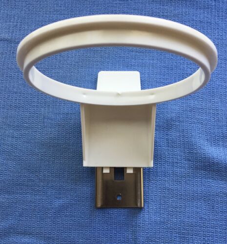 [43444-05] Amsino Wall Channel Bracket for Mounting RECEPTAL® or EZE-VAC® Canister, Stainless Steel