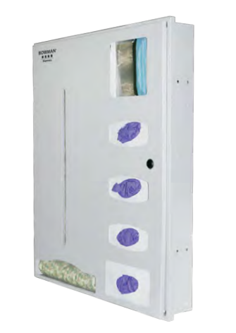 [RE202-0012] Bowman Protective Wear Organizer, Semi-Recessed, Launderable Gown