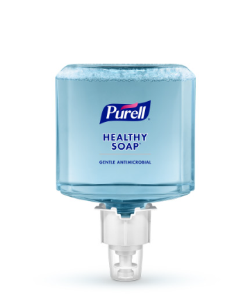 [6480-02] Foodservice Healthy Soap, Foam, Antibacterial, 0.5% BAK, 1200ml, Clear, 2/cs
