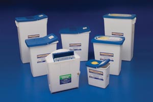 [88361H] Waste Disposal Container, 3 Gal Wall Enclosure, 17½"H x 6½"D x 14½" W (45 cs/plt)