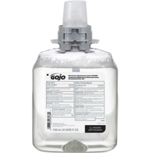 [5169-04] E2 Foam Handwash, w/PCMX, Dye-Free, Fragrance-Free, FMX-12, 1250mL, 4/cs