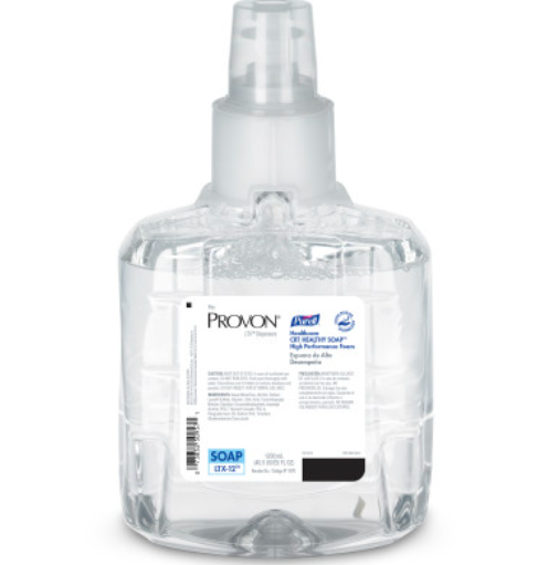 [1970-02] Purell Healthcare CRT HEALTHY SOAP High Performance, Foam, LTX-12, Clear, 1200 ml, 2/cs