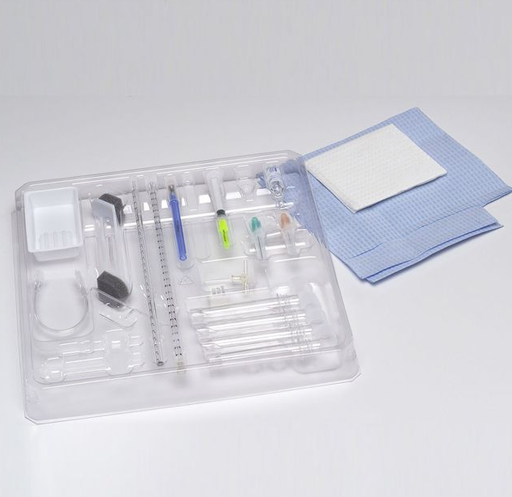 [1032-] Lumbar Puncture Tray with Safety Components, Adult, Spinal Needle with Stylet, 20G x 3½