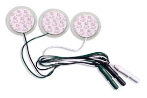 [31424780] ECG Electrode, Neonatal, PuppyDog, Pre-Wired, Tape 1041PTS, Radiolucent Lead Wires