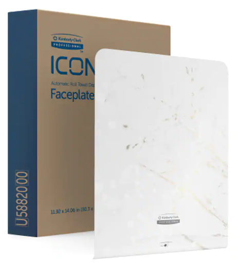 [58820] Faceplate, Cherry Blossom Design, for Automatic Roll Towel Dispenser