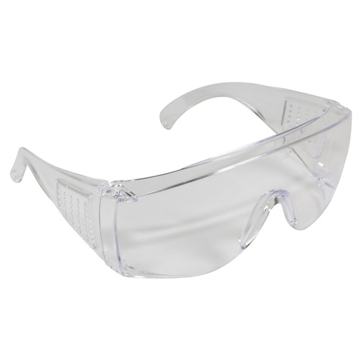 [16727] Safety Glasses, Unispec II, Clear Hardcoated Lenses with Clear Temples