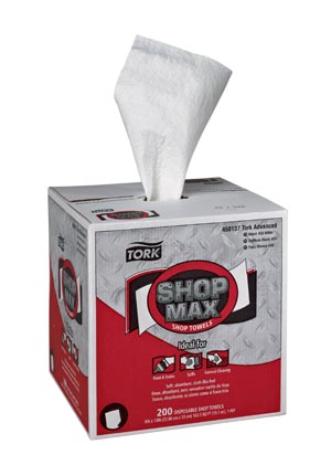 [450137] ShopMax Wiper, Centerfeed, Advanced, White, 1-Ply, 216.67ft, 200 sht/bx