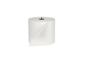 [291370] Paper Wiper, Basic, Roll Towel, White, 1-Ply, W6, 1150ft, 7.7" x 9", 4 rl/cs
