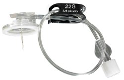 [4447013-02] Needle, 22G x 32mm, Tubing Length Cannula to Connector 190 +/- 10mm, Black, 20/bx, 5 bx/cs