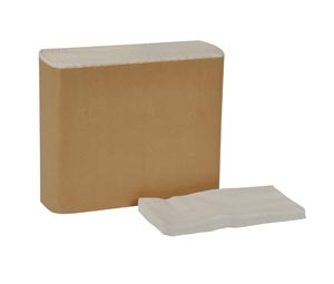 [N5181A] Dinner Napkin, Universal, White, 1-Ply, Embossed, 17" x 15", 250/pk